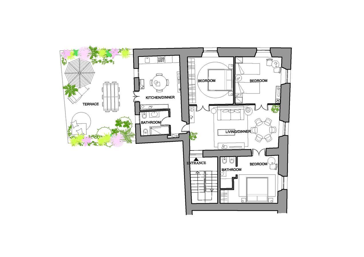 רומא Mami'S Home Trastevere Apt With Private Terrace מראה חיצוני תמונה